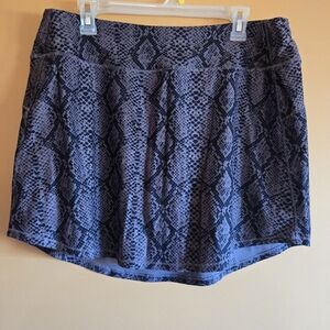 DSG Snake Print Skort - Purple/Black, XL